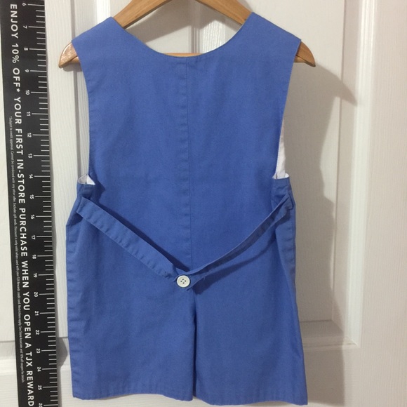 Orient Expressed boy’s romper with smocked top - Picture 4 of 4